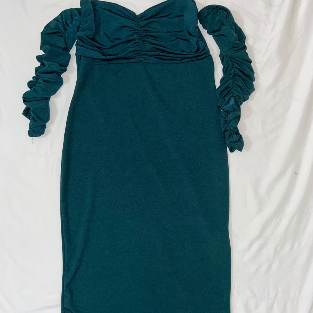 Blue dress pretty little thing and only worn once